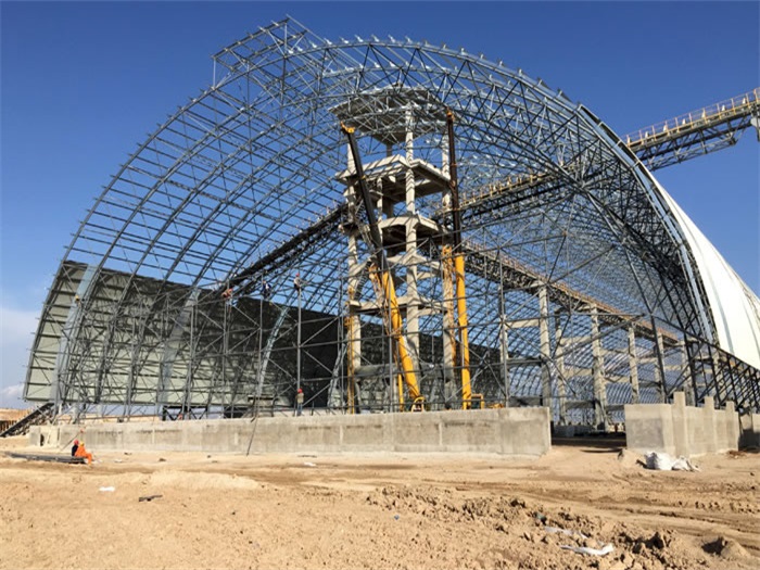 荆州煤机油桶翘工程网架